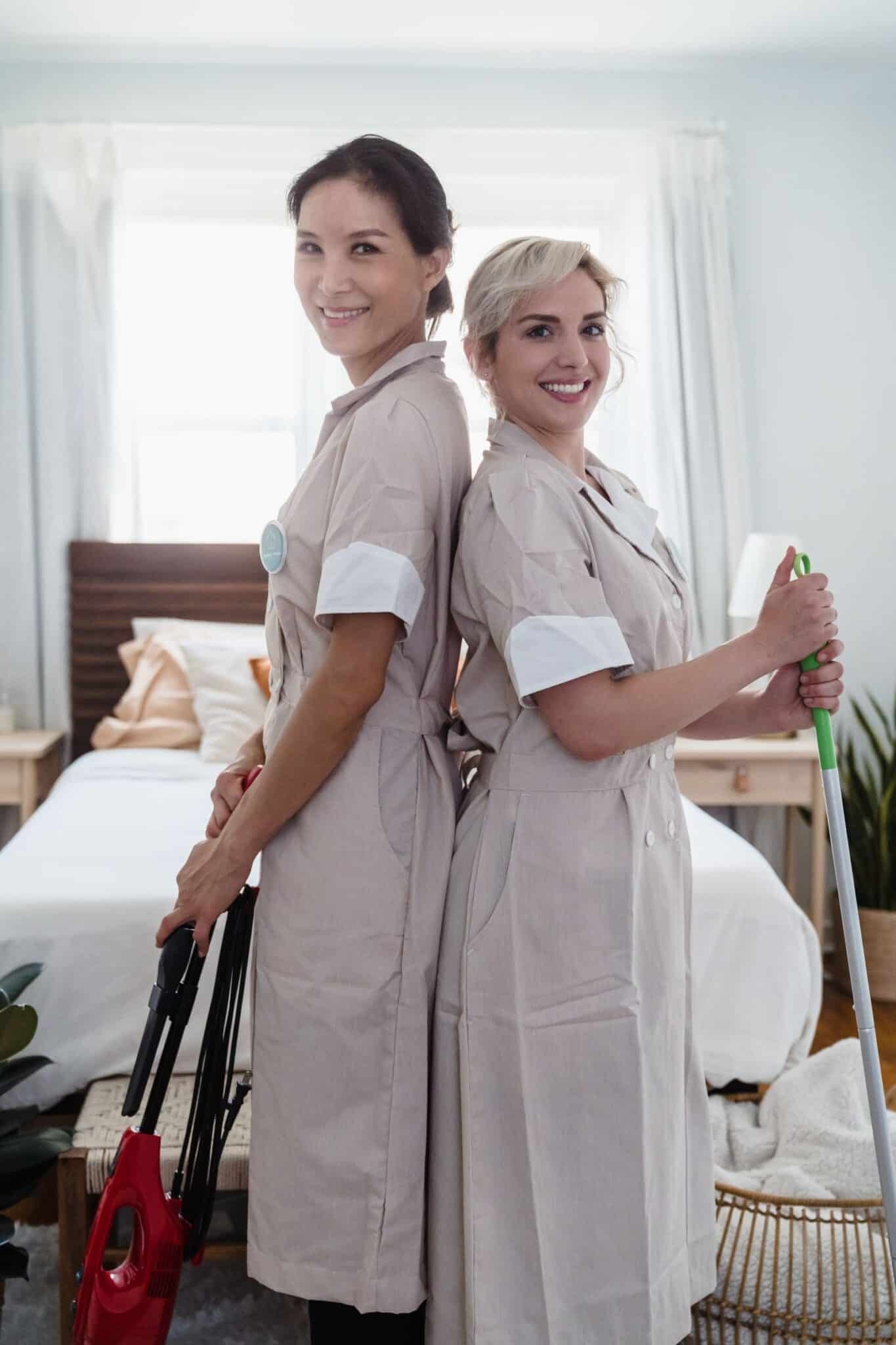 Friendly White Glove Solutions LI cleaning team ready to help